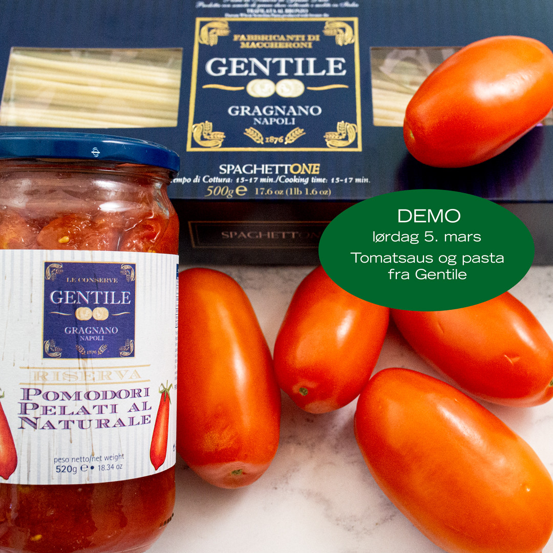 Gentile tomatsaus og pasta